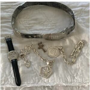 Custom Y2K G-Unit Style Jewelry Set - 50 Cent Aesthetic